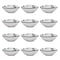 Manhattan Comfort RYO 12 Large Dinner 20.29 oz Soup Bowls in Black and White 2-RM08-9605 - alternate 1
